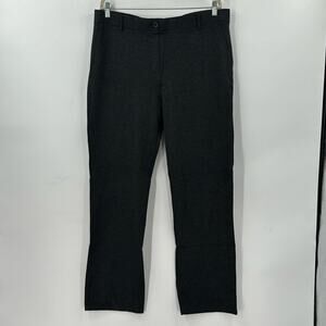 Betabrand grey straight leg yoga pants